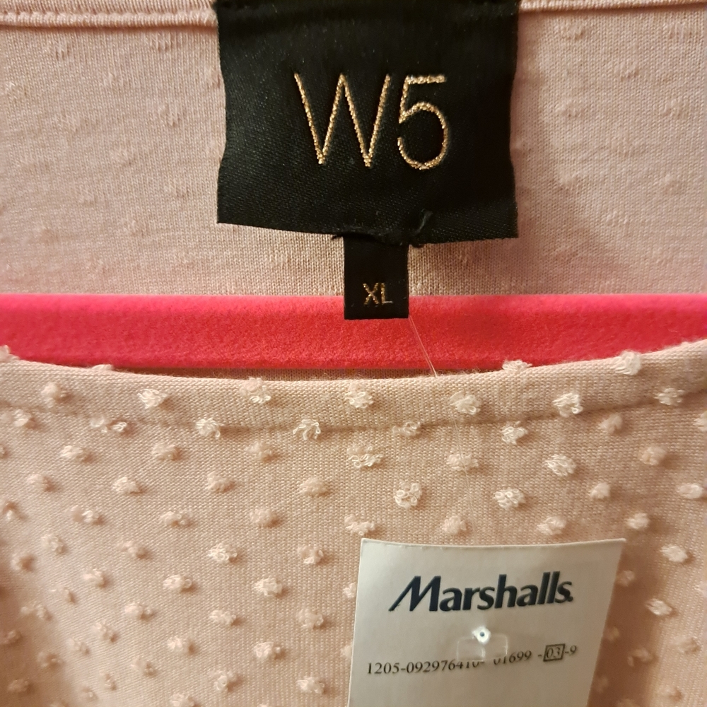 Womens Pink Top W5 Size XL - Picture 3 of 4